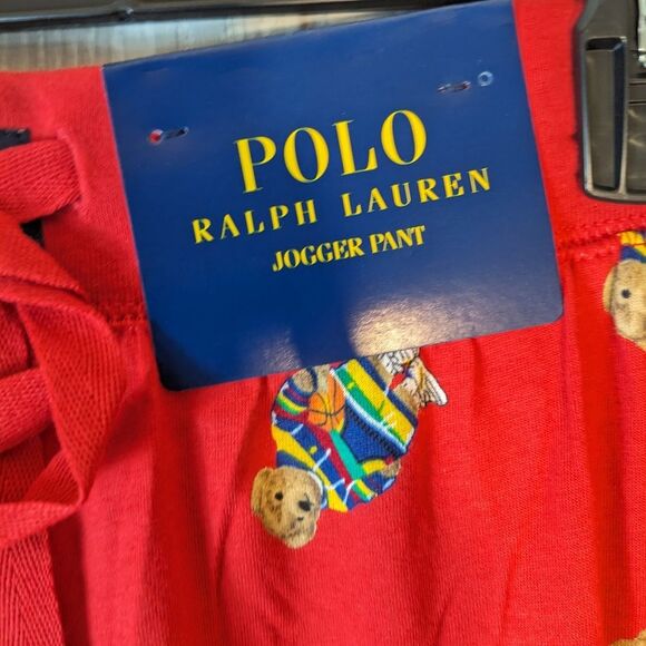 Polo Ralph Lauren Men's All Over Polo Bear Cotton Sleep Jogger Pants NWT SZ L - Picture 6 of 9